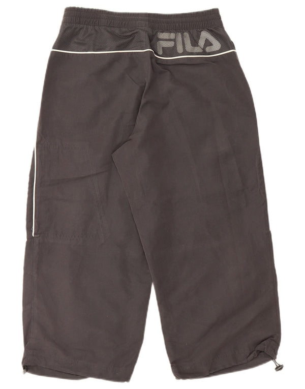Fila Mens Graphic Capri Pantalones De Chándal Pequeño Gris Poliéster