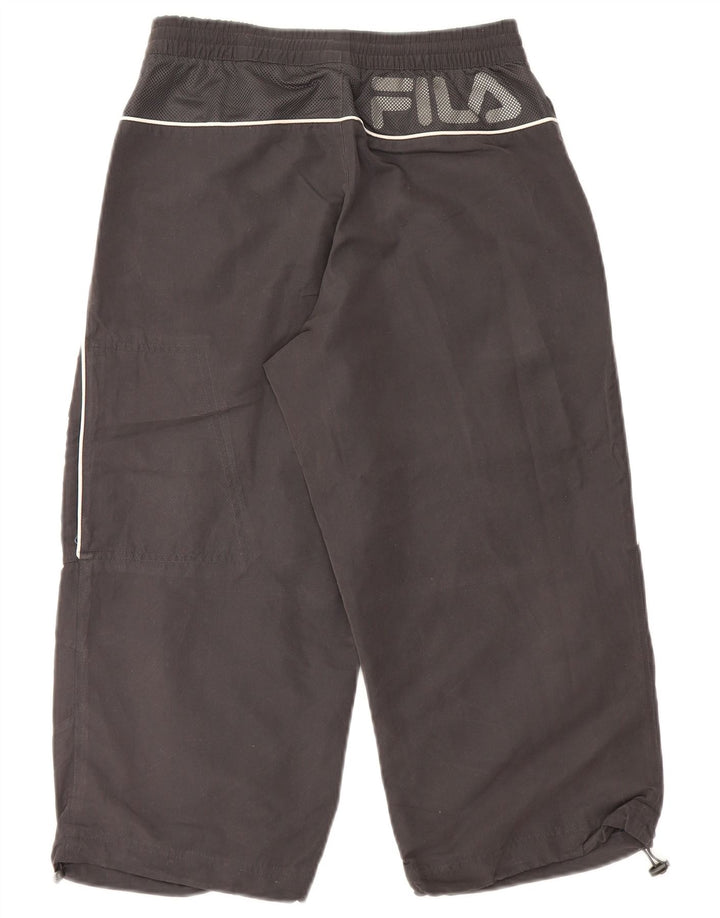 Fila Mens Graphic Capri Pantalones De Chándal Pequeño Gris Poliéster
