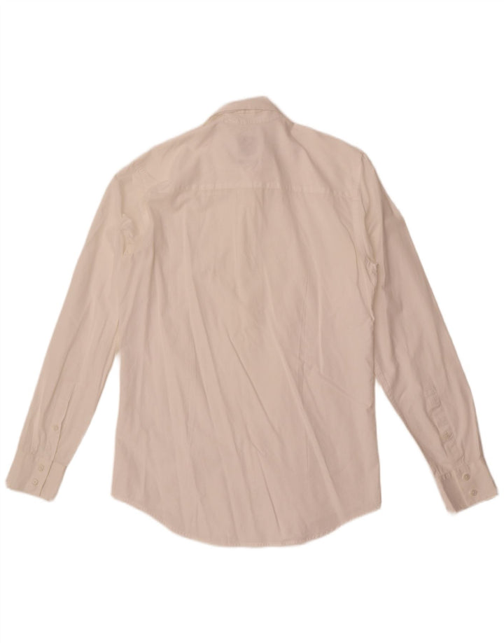 Calvin Klein Camisa Slim Fit para Hombre Blanco Pequeño