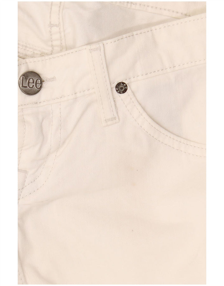 Vaqueros rectos para mujer LEE W26 L33 Algodón blanco
