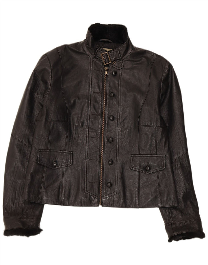 Conbipel Chaqueta De Cuero Mujer IT 48 XL Cuero Negro