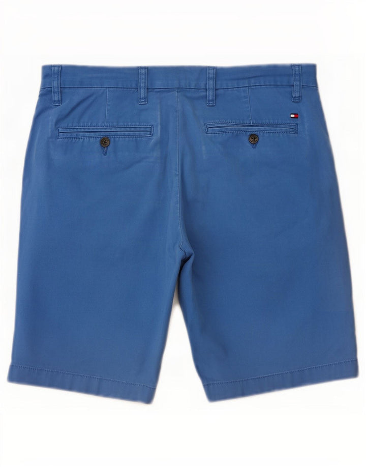 Tommy Hilfiger Pantalones cortos chinos para hombre W32 Algodón azul medio