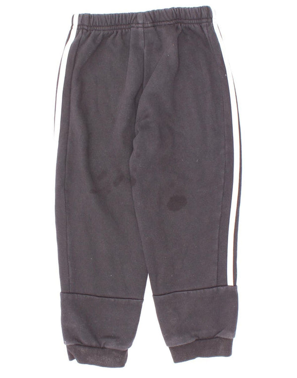 Adidas - Pantalón de chándal para niño (3-4 años, algodón), color negro