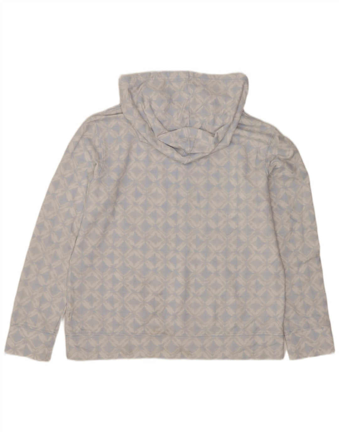 GAP Sudadera con capucha gráfica para mujer UK 44 Algodón geométrico gris medio
