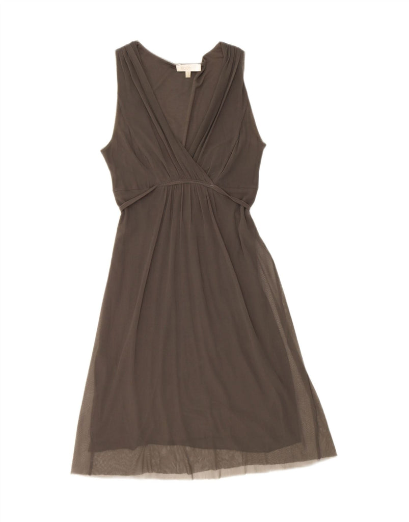 KOOKAI Womens Sleeveless A-Line Dress UK 8 Small Grey Vintage Kookai and Second-Hand Kookai from Messina Hembry 