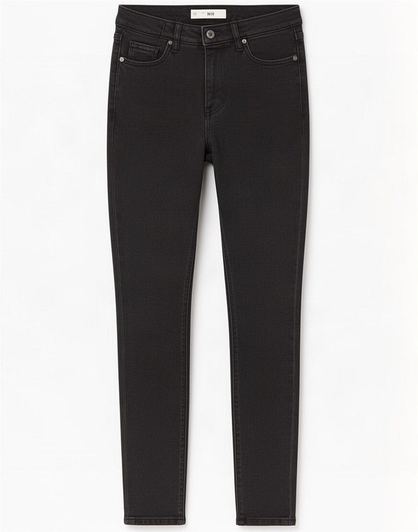 Topshop Vaqueros pitillo Jamie para mujer W26 L26 Algodón negro