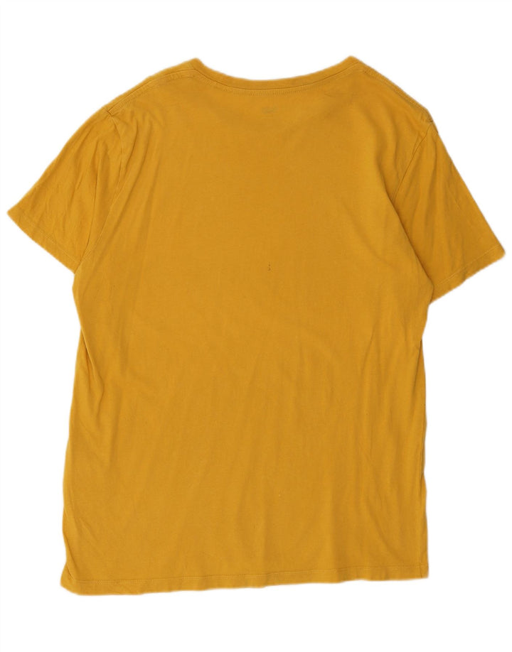 Levi's Hombre Camiseta Gráfica Top Algodón Colorblock Amarillo Medio