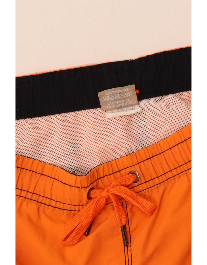 Carrera Bañador Gráfico Hombre Poliamida Naranja Medio