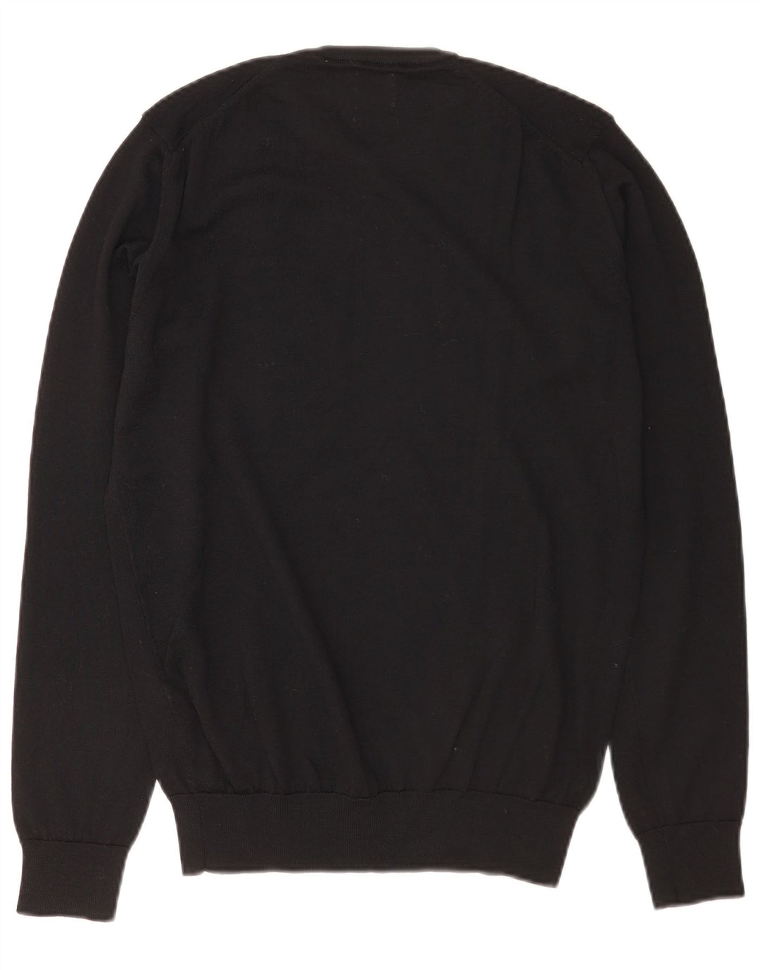 Zara Hombre Jersey Cuello Redondo Jersey Small Lana Negra