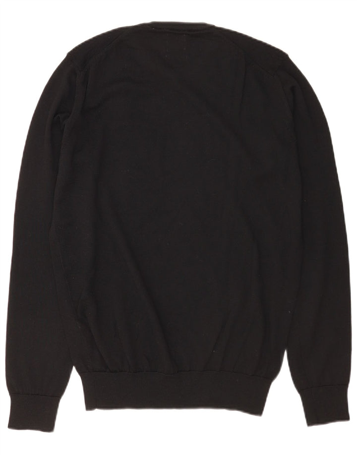 Zara Hombre Jersey Cuello Redondo Jersey Small Lana Negra