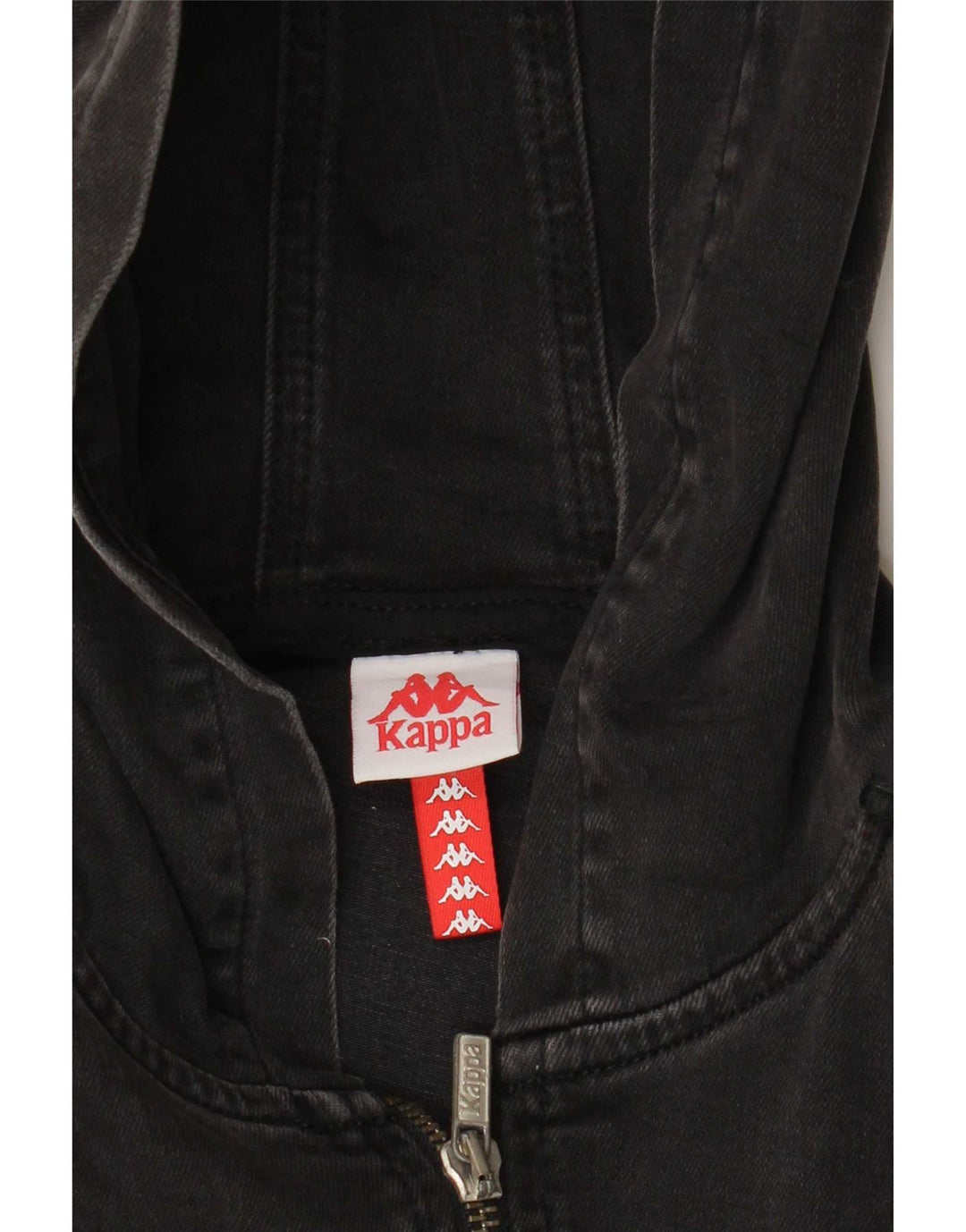 Kappa Boys Graphic Chaqueta Vaquera Con Capucha 7-8 Años Gris