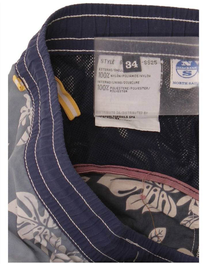 North Sails Bañador Corto De Hombre De Nylon Floral Gris Grande