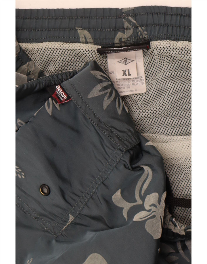 Pantalones cortos deportivos para hombre Bear XL Gris Floral Poliamida