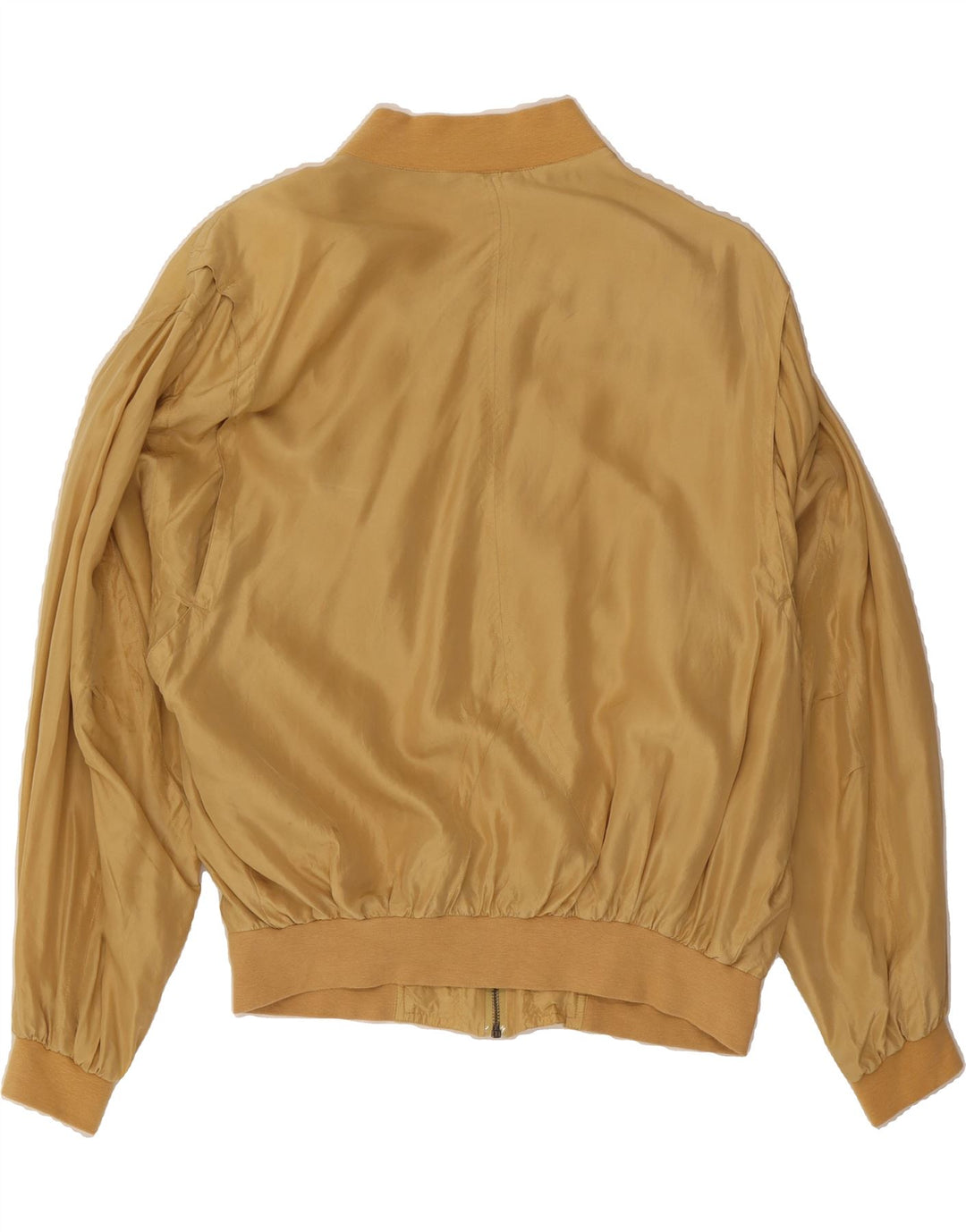 PAOLO NEGRATO Mens Bomber Jacket IT 48/50 Medium Yellow Vintage Paolo Negrato and Second-Hand Paolo Negrato from Messina Hembry 