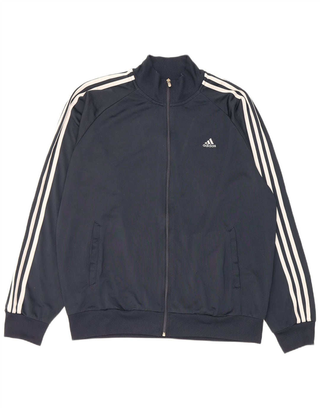 Adidas Mens Clima 365 Chándal Top Chaqueta Grande Azul Marino Poliéster