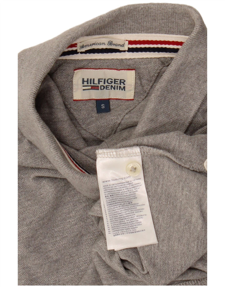 TOMMY HILFIGER Polo para hombre Small Grey Cotton