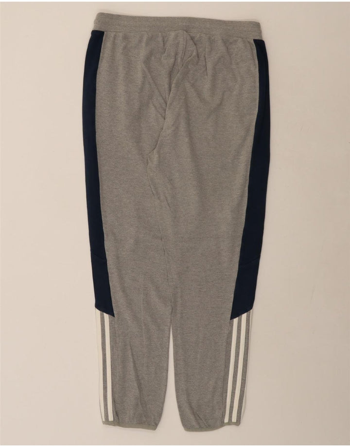 ADIDAS Pantalón de Chándal Hombre XL Gris Colorblock Algodón