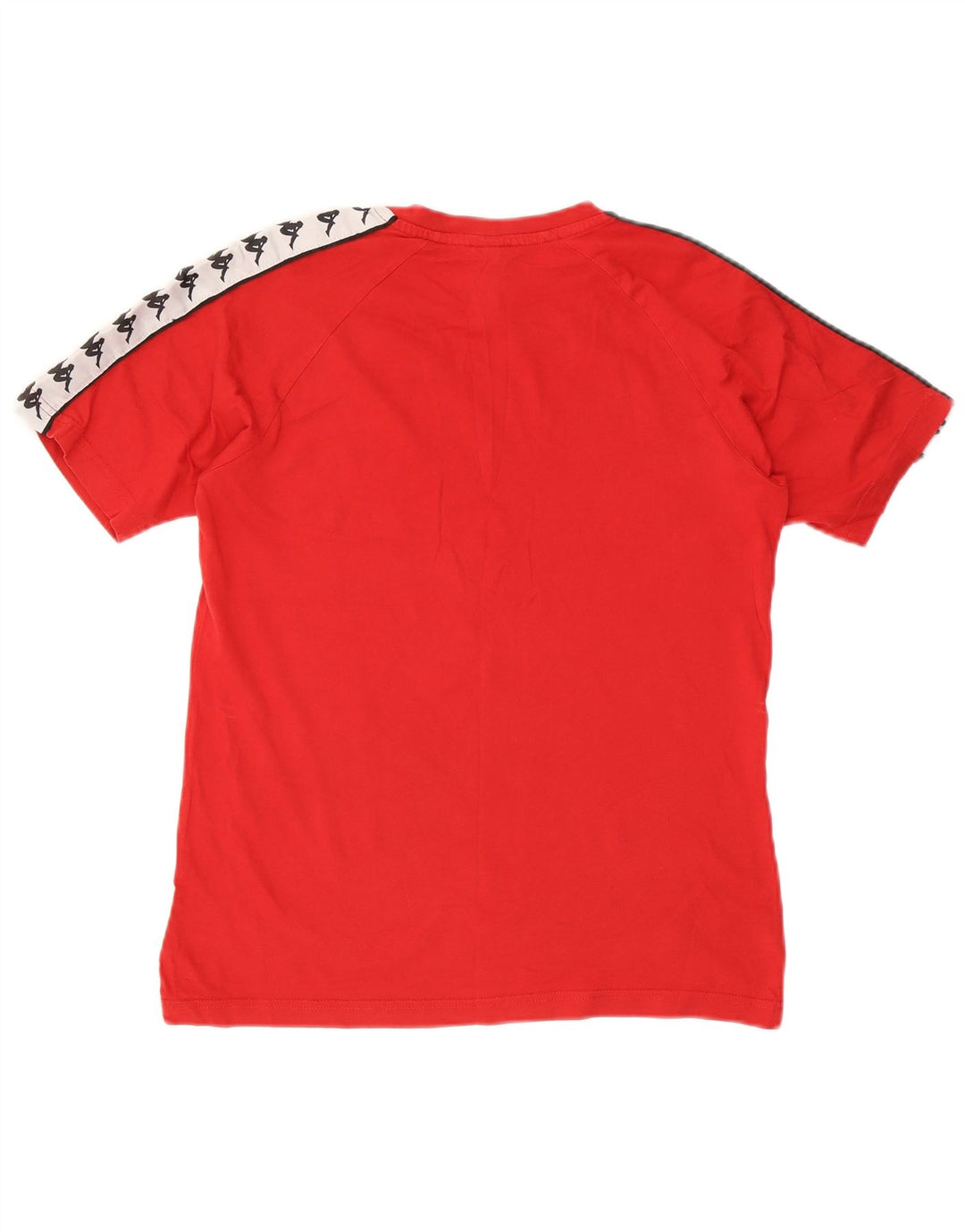 Kappa Hombre Camiseta Gráfica Top Small Rojo Colorblock