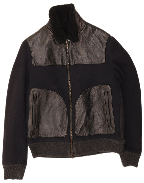 Chaqueta bomber Grifoni para hombre IT 48 Medium Black Colourblock