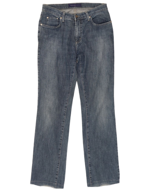 TRUSSARDI Vaqueros Rectos Mujer W26 L30 Algodón Azul