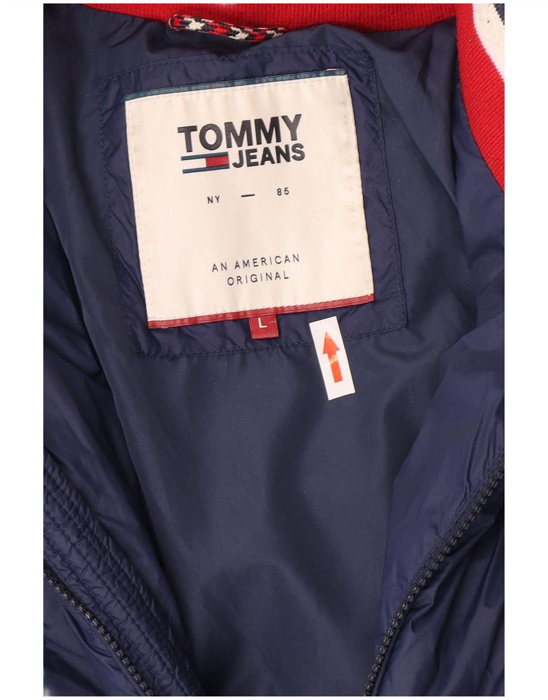 Tommy Hilfiger Chaqueta acolchada para hombre UK 40 Large Poliamida azul marino