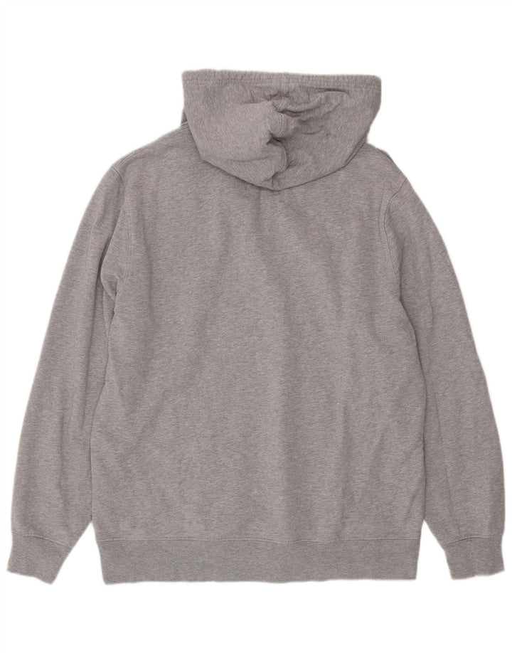 Levi's Jersey con capucha gráfica para hombre de algodón gris grande