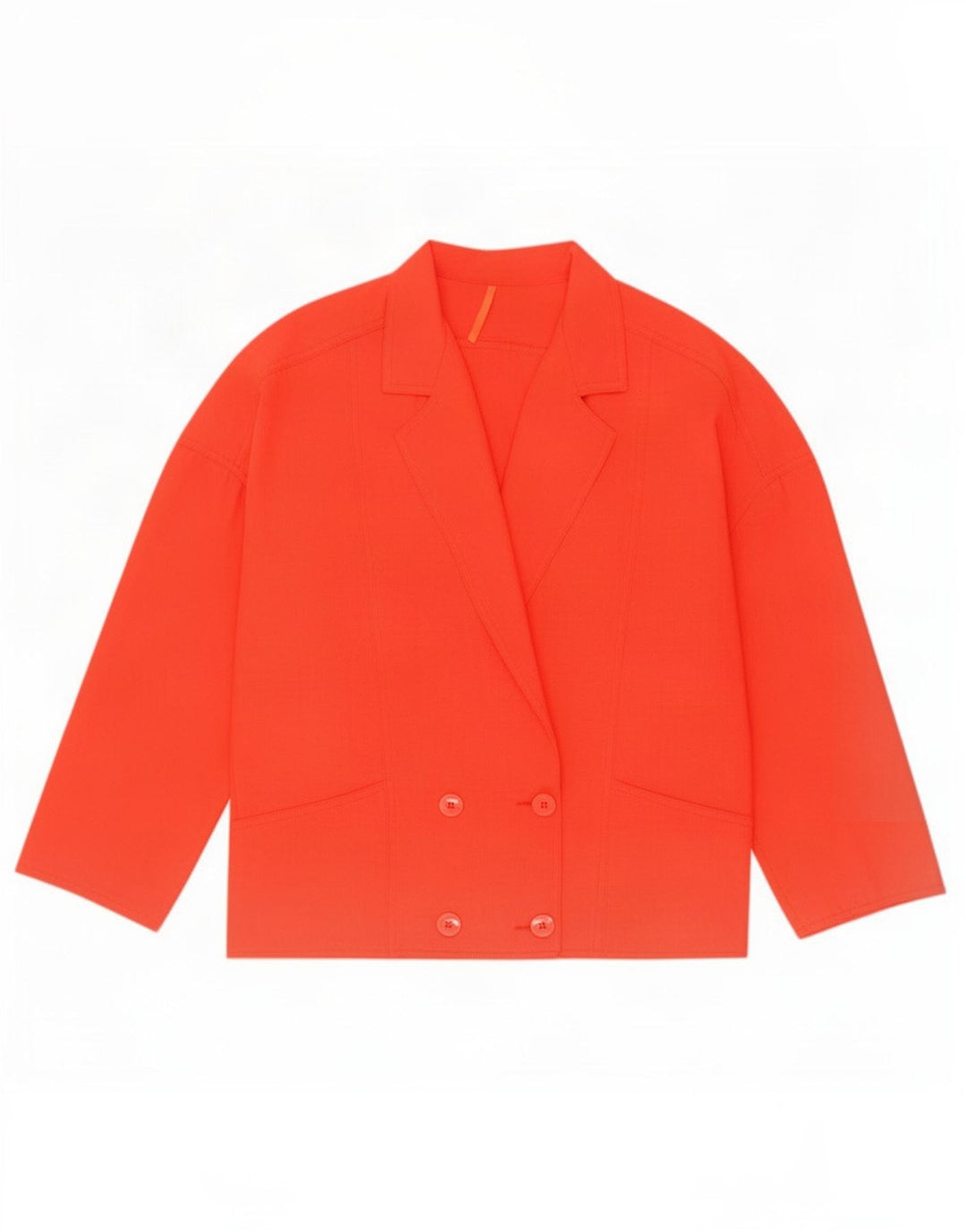 Vintage mujer oversize doble pecho Blazer chaqueta Reino Unido 10 pequeño rojo