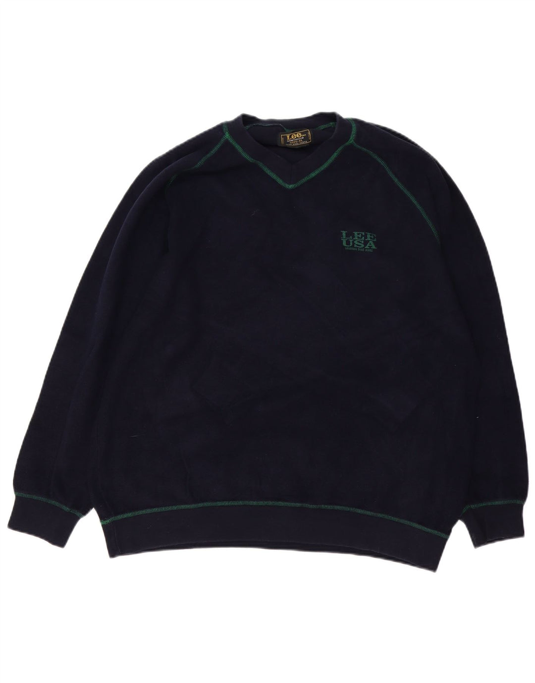LEE Sudadera Hombre Jumper XL Azul Marino Algodón