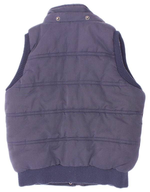 Chaleco acolchado para niña Fat Face 6-7 años Nylon azul marino