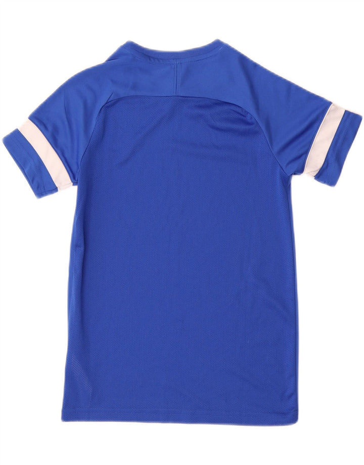 Nike Camiseta Dri Fit para niños 10-11 años Poliéster color block azul medio