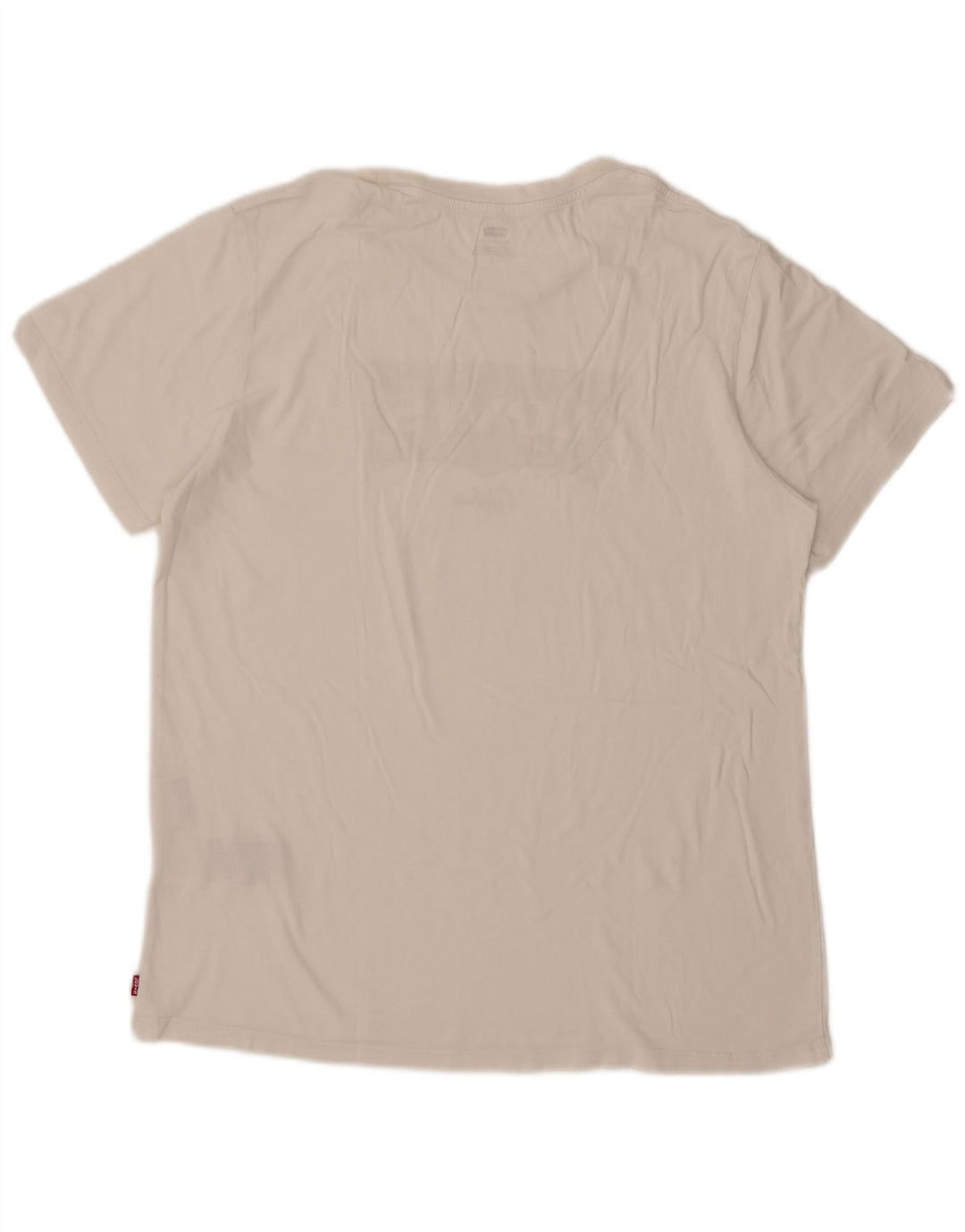 Levi's Camiseta gráfica para mujer Top UK 46 Large White Cotton