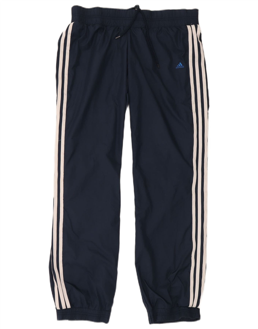 ADIDAS Pantalones de chándal para mujer Joggers UK 10 Small Azul marino Poliamida