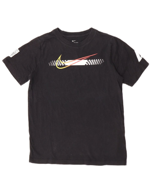 Nike Camiseta gráfica para niños 11-12 años Negro Algodón