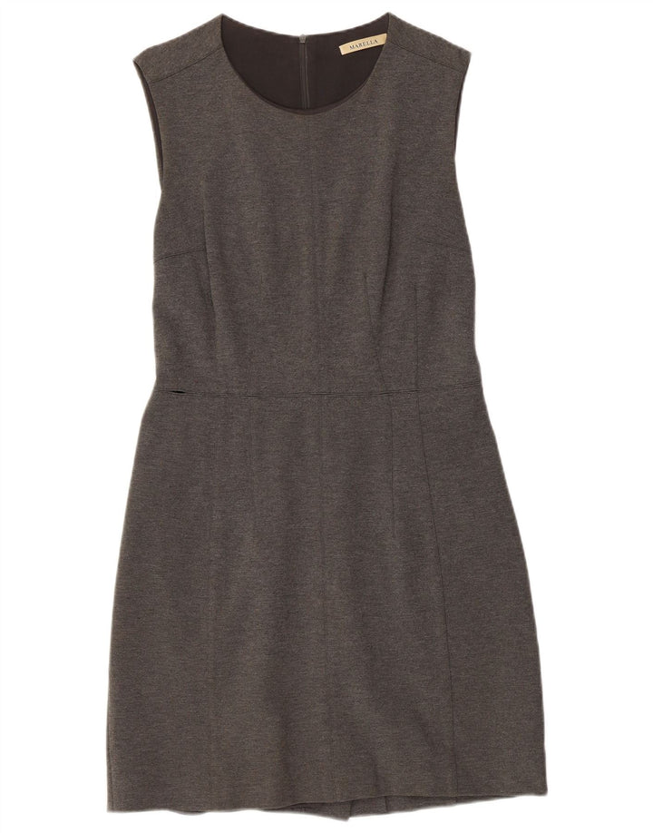 MARELLA Vestido tubo sin mangas para mujer UK 10 Small Grey
