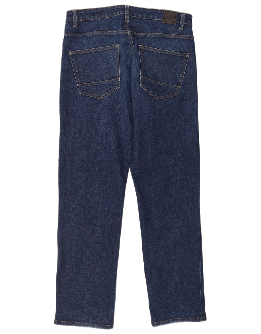 Bench Mens Straight Jeans W32 L32 Blue Cotton