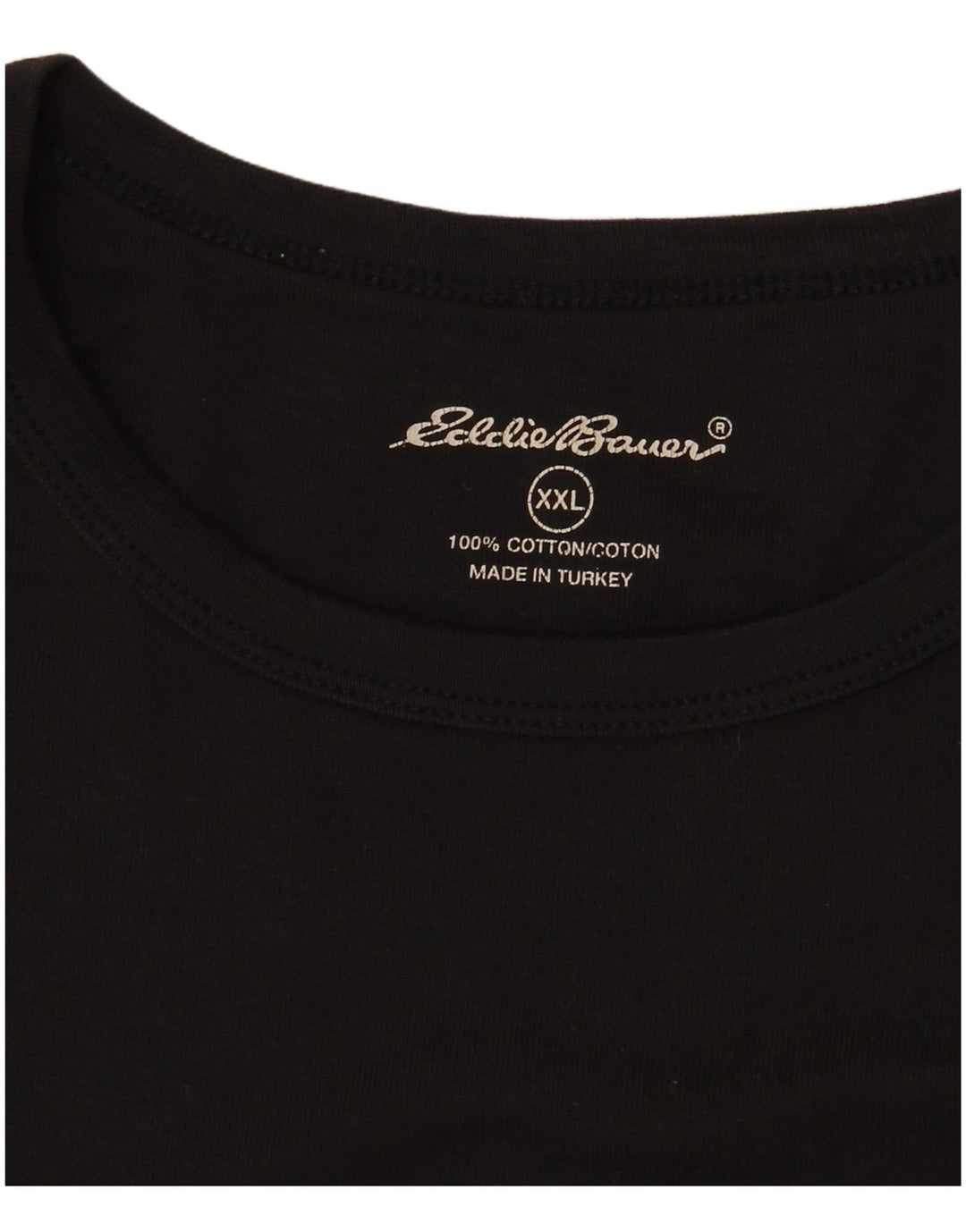 EDDIE BAUER Camiseta sin mangas para mujer UK 20 2XL Algodón negro