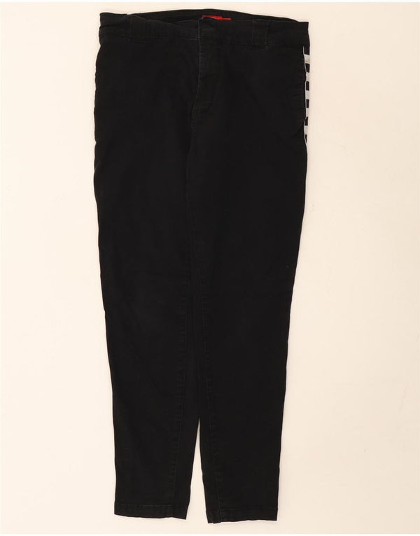 Dickies Pantalones chinos ajustados para mujer US 9 Medium W29 L28 Negro Geométrico