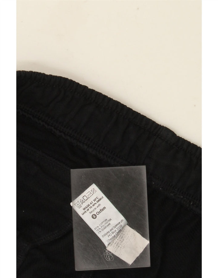 Marks & Spencer Pantalones de Chándal para Hombre XL Negro Algodón