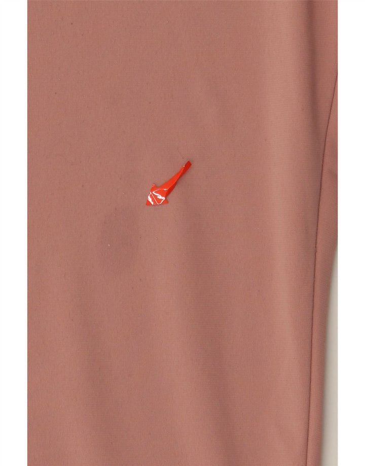 Nike Mujer Chándal Pantalones Joggers UK 10 Pequeño Rosa Poliéster