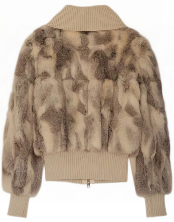 Chaqueta de piel para mujer Conbipel UK 44 Cuero beige grande