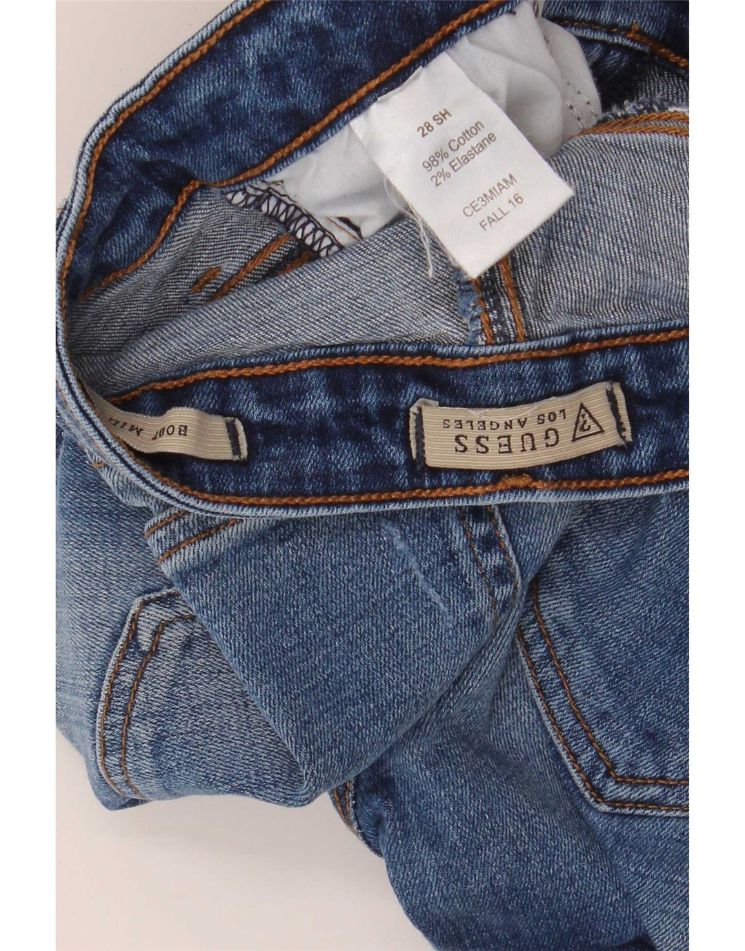 Guess Jeans Bootcut De Tiro Medio Para Mujer W28 L29 Algodón Azul