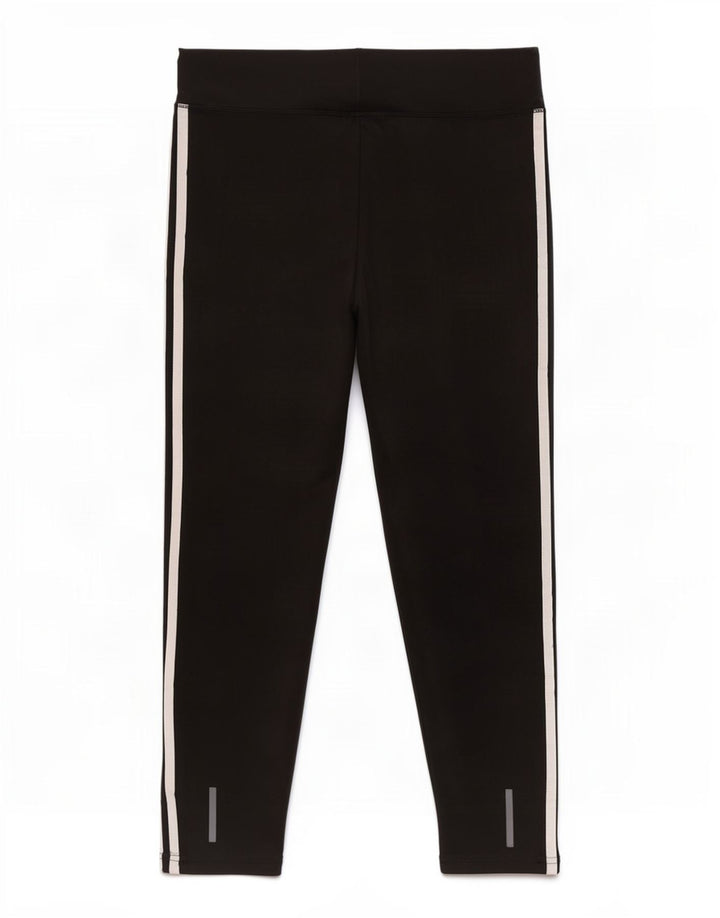 Adidas Leggings Mujer UK 16/18 Grande Negro Poliéster