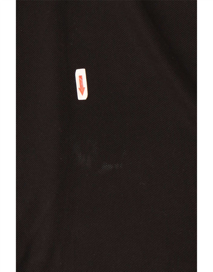 Polo Lacoste para hombre talla 8 3XL negro