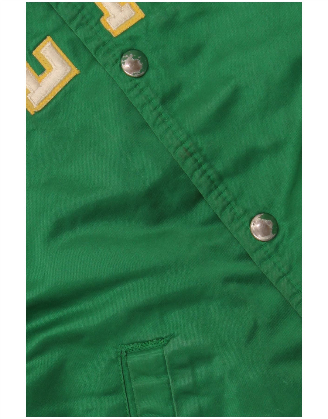 STARTER Chaqueta bomber con gráfico Celtics para niños 9-10 años Nylon verde medio