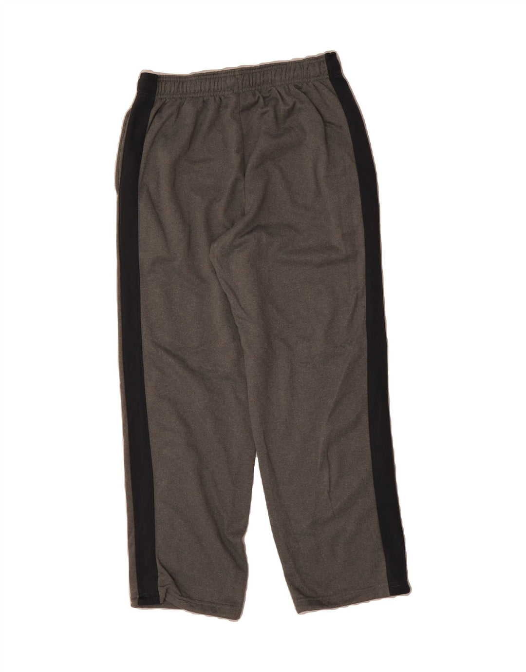 RUSSELL ATHLETIC Mens Graphic Tracksuit Trousers Large  Grey Colourblock Vintage Russell Athletic and Second-Hand Russell Athletic from Messina Hembry 