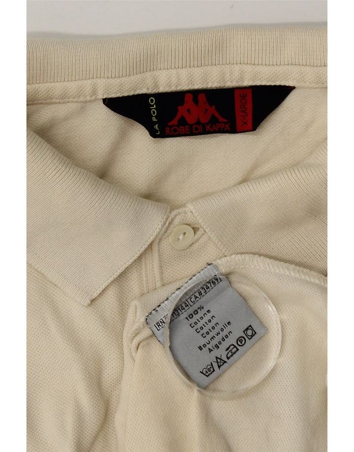 Kappa Polo Hombre XL Blanco Algodón
