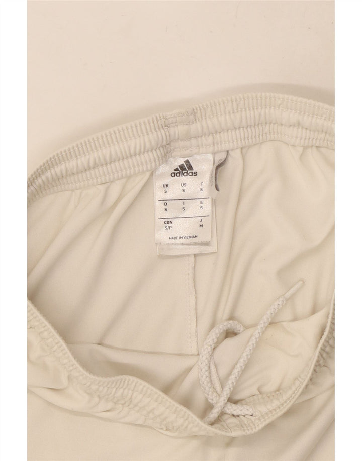 Adidas Mens Climalite Sport Shorts Pequeño Blanco Poliéster