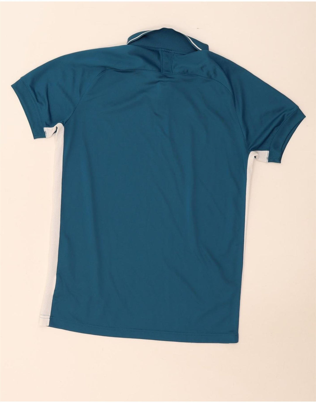 Nike Polo Dri Fit para hombre, poliéster azul grande