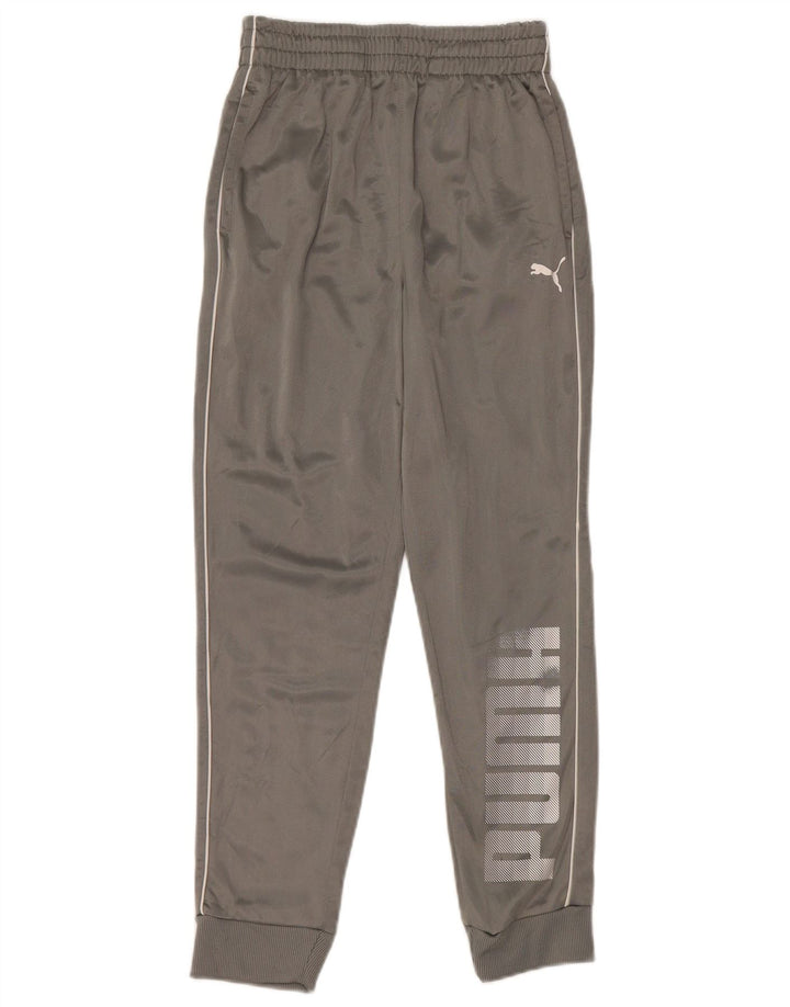 Puma Pantalón de chándal gráfico para niño 10-11 años Gris Poliéster