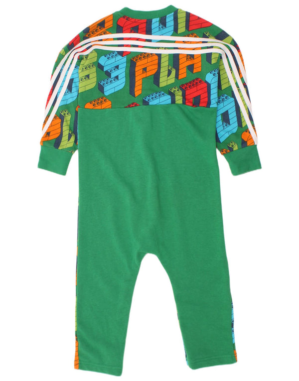 Adidas - Mono de manga larga para niño (2-3 años), color verde